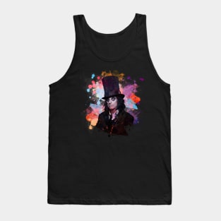 Alice Cooper - Watercolor Illustration Tank Top